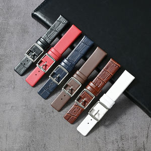 Cinturino Vintage sottile e morbido in vera pelle 14/16/18/20/22/24mm a rilascio rapido leggero e comodo cinturino in pelle - Product Image 1