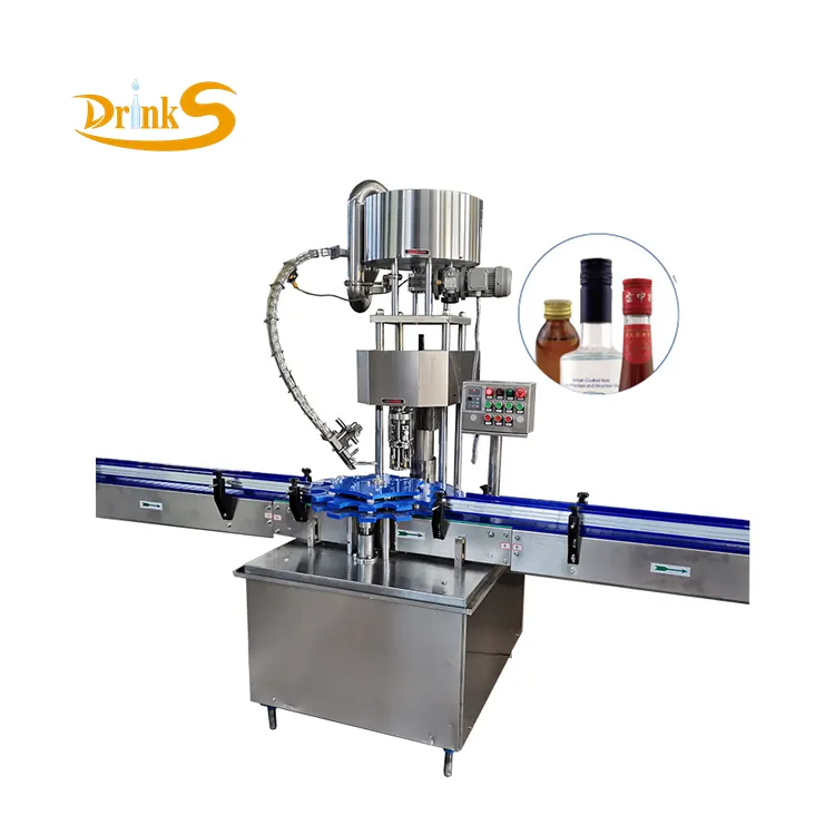 Multifunction Automatic Rotary Type Wine Bottle Capping Machine ropp Capper