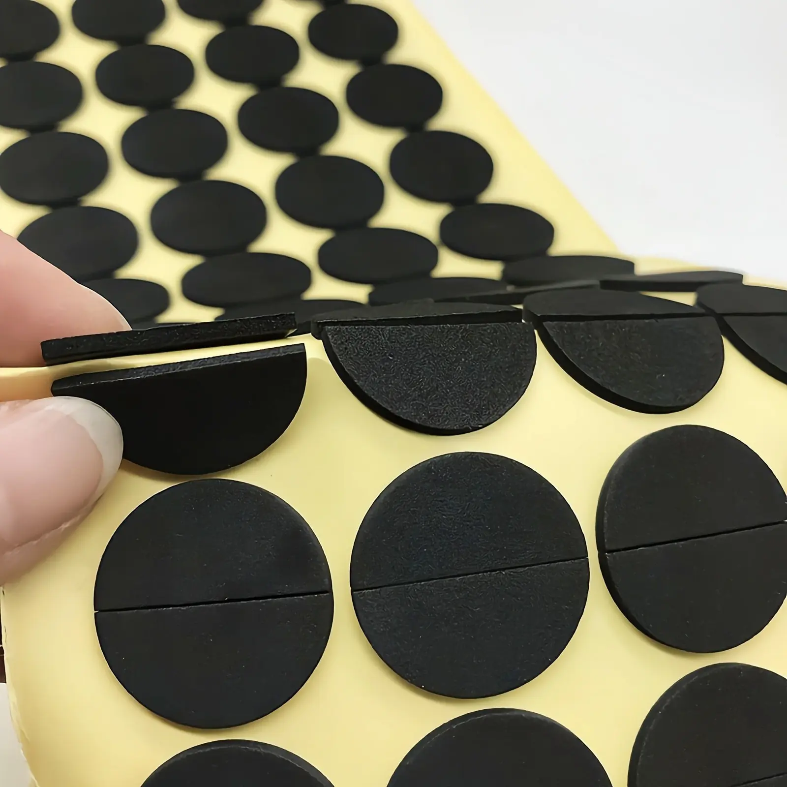 New product wholesale Custom size round square 0.4mm 25mm 25mn Die cut EVA Foam Pad with OEM cosmetic factory