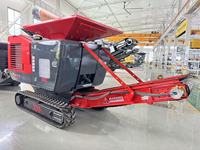 Concasseur mobile à mâchoires robuste pour le recyclage des déchets de construction