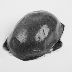 Thin Skin 0.06mm Natural Hair <b>Men</b> Toupee Human Hair <b>Men</b> <b>Wig</b> Replacement Systems Hair Piece Protesis Capilar Hombre Male <b>Wig</b> - Product Image 4