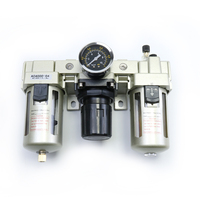Separador Triple de Aceite y Agua Serie AC4000, Separador de Aceite y Agua para Compresor de Aire AC4000-04, Válvula Reguladora de Presión de Aire, Filtro