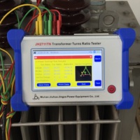 Testeur de rapport de transfert de tension (TTR) triphasé portable avec fonction de menu en chinois et écran LCD
