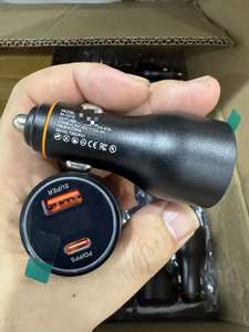 Venta al por mayor 120W Cargadores de coche <span class=keywords><strong>2</strong></span> puertos de carga rápida para vivo <span class=keywords><strong>11</strong></span> 10 9 Neo7 oneplus Ace <span class=keywords><strong>Realme</strong></span> USB Adaptador de cargador de coche iPhone 1514 - Product Image 2