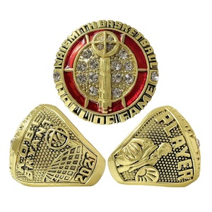Bague de championnat personnalisée exquise définit huit étoiles légendaires du Temple de la renommée du basket-ball américain - Product Image 4
