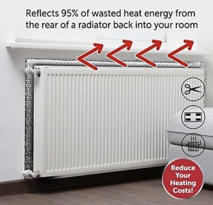 Foglio Isolante Termico Stile Industriale 3mm di Spessore per Radiatori, <span class=keywords><strong>Isolamento</strong></span> in Lana EPE 3mm - Product Image 6