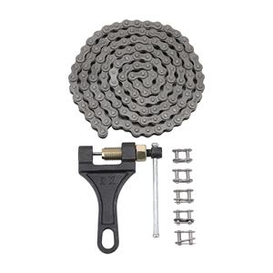 GOOFIT <span class=keywords><strong>Kit</strong></span> de transmission pour moto 420 Chaîne 132 maillons avec 420 maillons de chaîne pour <span class=keywords><strong>50cc</strong></span>-125cc ATV Pit Bike - Product Image 1