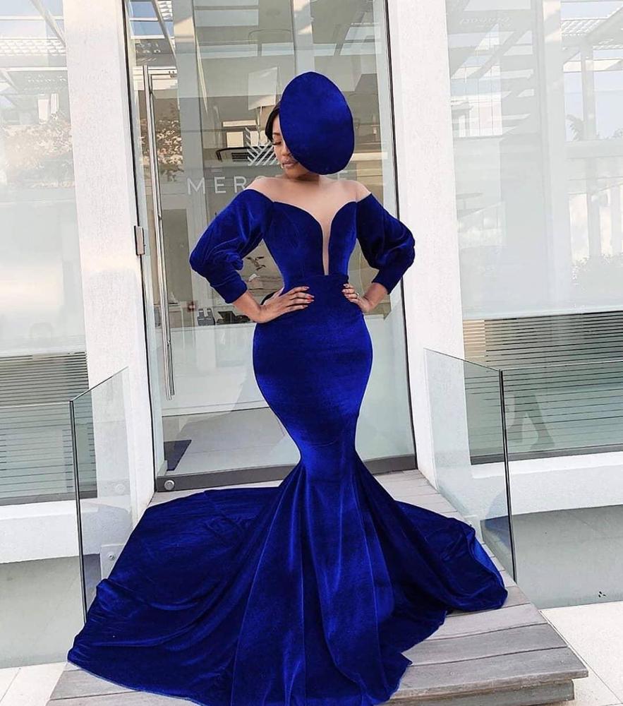 Shop Our Hot Sale Blue Mermaid Prom Dresses - Elegant & Plus Size
