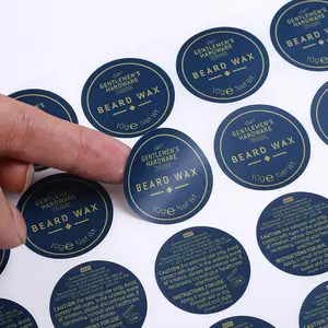 Adesivi personalizzati di Design privato logo del marchio etichetta adesiva in carta autoadesiva grazie adesivo per le piccole imprese