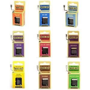 Boîte en papier impression de corée, mini boîte à musique, manivelle à main, melody <span class=keywords><strong>la</strong></span> vie en rose - Product Image 1