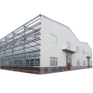 Portal Frame Metal Large Factory Building Prefabricated Industrial Plant Shed Steel Structure Construction Workshop