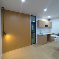 Maison Capsule Apple de Luxe en Structure Acier 20ft 40ft, Bâtiment de Bureau Modulaire Personnalisé, Imperméable, Préfabriqué, Ferme et Appartement