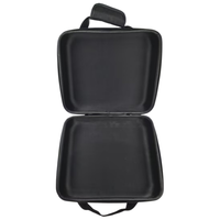 Grande boîte de rangement noire en EVA avec fermeture éclair pour appareils PC à coque rigide, étanche, antichoc, taille personnalisable pour les voyages