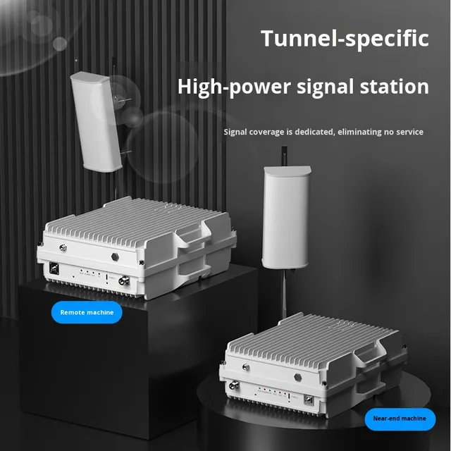Tri-Network 2G 3G 4G 5G Digital Fiber Optic Repeater High-Power 5W 10W 20W Wide Coverage 1000-10000sqm for Tunnels Parking