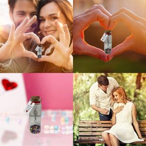 Botellas Decorativas de Vidrio <span class=keywords><strong>para</strong></span> el Día de San Valentín, Regalo Romántico <span class=keywords><strong>para</strong></span> Aniversario, Boda, Novia, Esposa, <span class=keywords><strong>Novio</strong></span>, Mamá - Yo <span class=keywords><strong>para</strong></span> Ti - Product Image 6