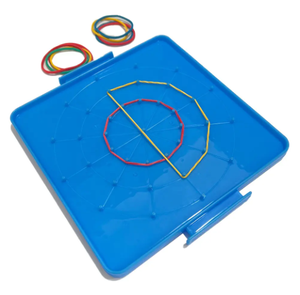 Equipo escolar de matemáticas 16cm X 16cm <span class=keywords><strong>Geoboard</strong></span> de plástico con banda de goma - Product Image 5