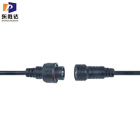 M22 Fileté 2 3 4 Broches Connecteur Étanche IP67 LED Éclairage Câble Connecteur Mâle Femelle Prise PVC Câble Connecteur