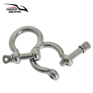Keep Diving Bow Shackle 16 mm en acier inoxydable avec goupille à vis amovible métrique SSA-016 - Product Image 4