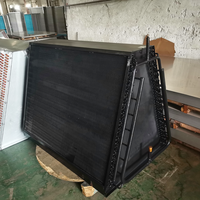 Évaporateur à ailettes refroidi par air HANXIN, anti-corrosion, en cuivre, pour la réfrigération commerciale