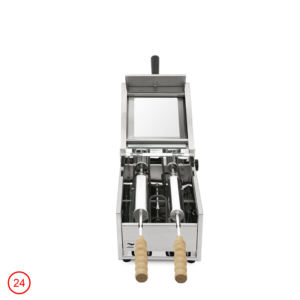 <span class=keywords><strong>Four</strong></span> à Convection Électrique 220V en Acier Inoxydable pour Kurtos Kalacs, Style Cheminée, Chauffage Économe en Énergie - Product Image 4