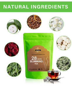 Le migliori bustine di tè dimagranti mattina <span class=keywords><strong>e</strong></span> sera perdita di peso bruciare grasso aumentare il metabolismo 28 giorni Detox dimagrante tè - Product Image 4