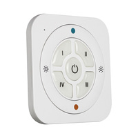 Interrupteur mural intelligent 433 MHz, télécommande sans fil RF, code d'apprentissage universel, base magnétique en métal, portée de 50 m