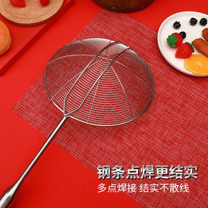 Passoire en acier inoxydable 201 à mailles fines pour cuisine, idéale pour la friture, les nouilles et le drainage des plats chauds - Product Image 5