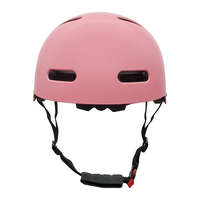 Casque de skateboard rose sportif, design personnalisé, logo personnalisé, coque extérieure en ABS, sécurité pour enfants et adultes