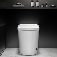 WC intelligent à chasse automatique, en céramique, monobloc, avec bidet intelligent, WC intelligent