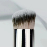 Pinceau correcteur noir de qualité supérieure, en bois, plat, de forme parfaite pour les doigts