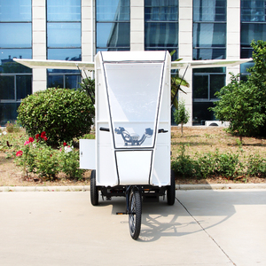 Tricycle de livraison <span class=keywords><strong>électrique</strong></span> à trois roues, type Tuk Tuk, remorque, camionnette alimentaire, camion kiosque, semi-remorque à pneus larges, vélo cargo <span class=keywords><strong>électrique</strong></span> - Product Image 2