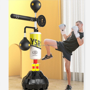 Saco de <span class=keywords><strong>Boxeo</strong></span> Giratorio de Pie para Gimnasio con Balón de Velocidad y Altura Ajustable Multifuncional - Product Image 2
