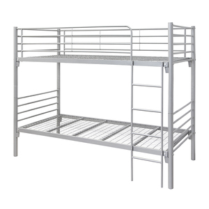 <span class=keywords><strong>Letto</strong></span> a Castello in Metallo Stile Americano, Doppio <span class=keywords><strong>Letto</strong></span> Singolo per Dormitorio - Product Image 1