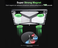 Kit de Support Magnétique Plat 2-en-1 pour Starlink Mini avec Plaque de Couverture en PC Haute Résistance et Alliage d'Aluminium, pour Voiture