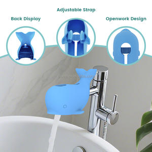 Extension de robinet de baignoire en silicone souple en forme de baleine et protection de bec - Product Image 4