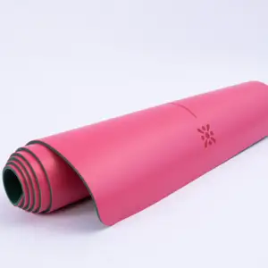 BLOOM matras Yoga Fitness Pilates ramah lingkungan lengket karet PU kualitas tinggi 5mm matras Yoga antiselip