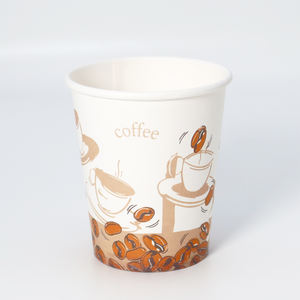 Uyi ถ้วยกระดาษหนาสำหรับติดผนังแบบเดี่ยวสำหรับดื่มน้ำร้อนพิมพ์โลโก้ได้ตามต้องการคุณภาพสูงแก้วกาแฟชั้นเดียว - Product Image 1