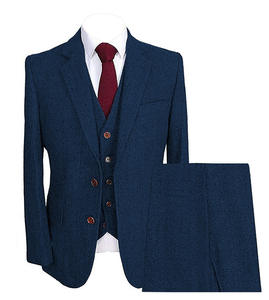 Costume en <span class=keywords><strong>laine</strong></span> <span class=keywords><strong>Tweed</strong></span> pour hommes, costume formel, veste, <span class=keywords><strong>pantalon</strong></span>, Slim Fit, 3 pièces (Blazer, gilet et <span class=keywords><strong>pantalon</strong></span>) pour mariage, hiver - Product Image 6
