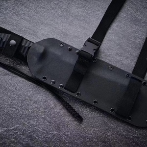 มีด Ram Bo MK11 แบบปรับแต่งได้ OEM มีดแทคติคอลคุณภาพสูง สแตนเลสสตีล D2 ใบมีดแบบ Fixed Blade ด้ามจับแบบ Sheepsfoot พร้อมปลอกมีด G10 EDC รุ่นลิมิเต็ด - Product Image 5