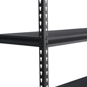 Scaffalatura Angolare per Garage 90cm, Unità di Stoccaggio, Mensole <span class=keywords><strong>in</strong></span> <span class=keywords><strong>Metallo</strong></span> Resistente con Ripiani <span class=keywords><strong>in</strong></span> MDF Laminato - Product Image 2