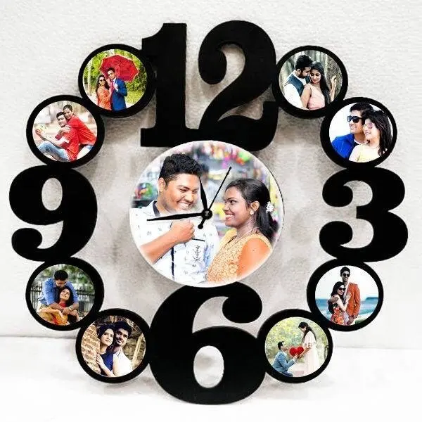 31 тип фотопанелей Lancoda, деревянная рамка, сублимационные деревянные настенные часы из МДФ