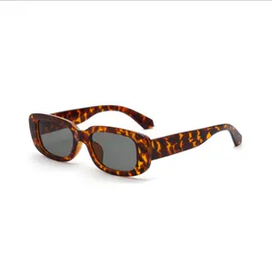 Tournesol usine vente directe petit carré cadre rétro tortie testudinarious léopard lunettes de soleil
