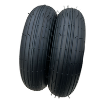 Nouvelle roue à pneu gonflable en caoutchouc Evertrust 4.00-6 4PR avec jante en plastique et roulement à billes scellé pour brouette et chariot à main usage industriel 100 kg