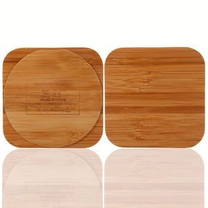 2026 New Trending Bamboo <b>Wireless</b> Charger 15W Fast Charging Universal Charger Universal for Iphone/For Samsung/huawei/xiaomi - Product Image 3