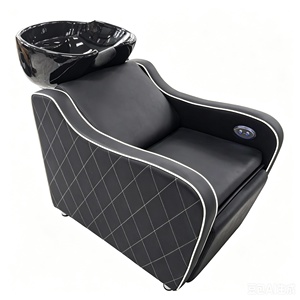 Sillón/Cama de Lavado de Cabello Moderno de Cuero Sintético con Lavabo de Cerámica - Mueble de Salón Duradero y Ecológico - Product Image 3