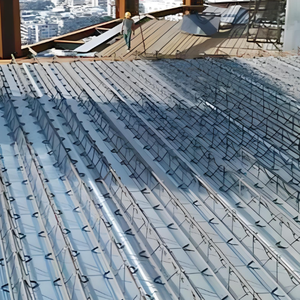 Decking de plancher de structure en acier-dalle en métal galvanisée de 3mm avec la conception renforcée de botte - Product Image 3