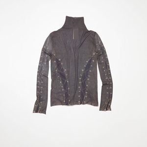 T-Shirt Estiva Sexy in Rete per Donne, Maglietta a Maniche Corte con Collo Tondo, Top Trasparente Luccicante e Traforato - Product Image 6