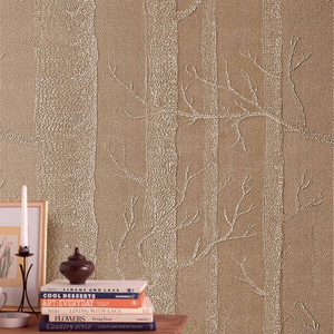 Revêtement mural en fibre de verre de luxe traité en mousse, peignable, <span class=keywords><strong>d</strong></span>écoratif blanc, pour la <span class=keywords><strong>d</strong></span>écoration murale intérieure - Product Image 6