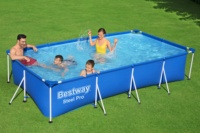 Bestway 56424 Großer Kunststoff-Swimmingpool mit Filterpumpe, Größe 400*211*81cm, zum Bestpreis