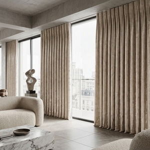 Rideaux occultants de luxe DaiRui en jacquard épais avec imprimé métallisé, pour salon et chambre, sur mesure - Product Image 2